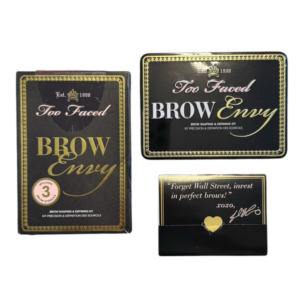 Too Faced Brow Envy Brow Shaping And Defining Kit New, Box,‎ Rare HTF NOS!!!